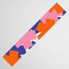 Pop Star Contemporary Abstract Pattern Blue Pink Orange Table Runner Gallery Image 3