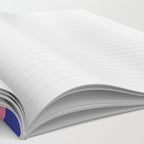 Pop Star Contemporary Abstract Pattern Blue Pink Orange Notebook Gallery Image 2