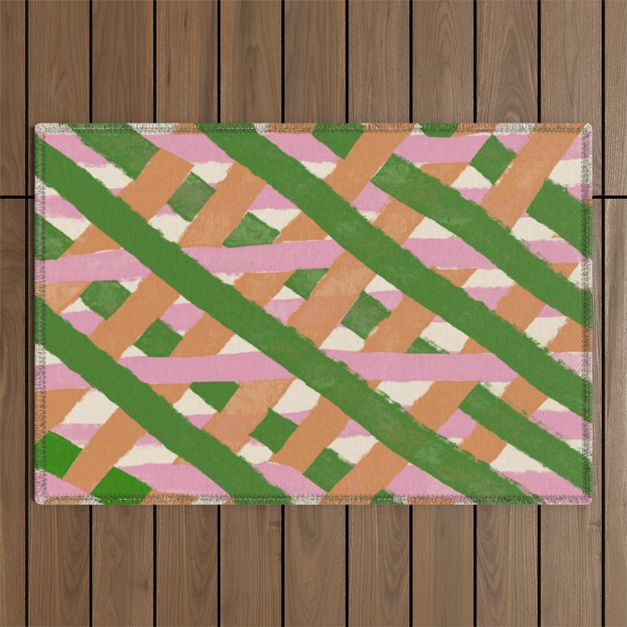 Criss Cross Outdoor Rug Gallery Image 1