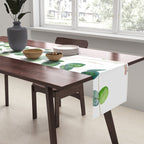 Eucalyptus Watercolor Table Runner Gallery Image 2