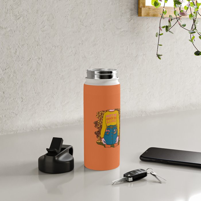 Meet Me Under the Leaves Water Bottle Gallery Image 4