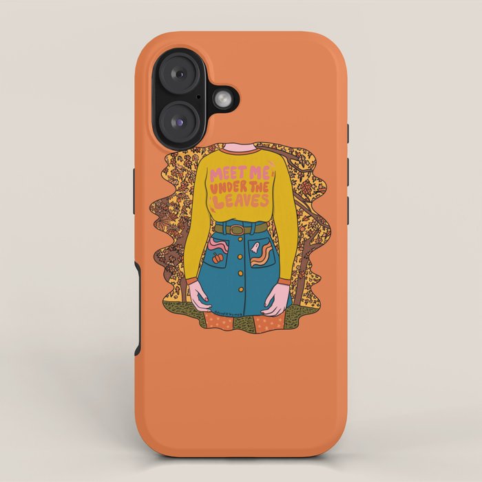 Meet Me Under the Leaves iPhone Case Gallery Image 1