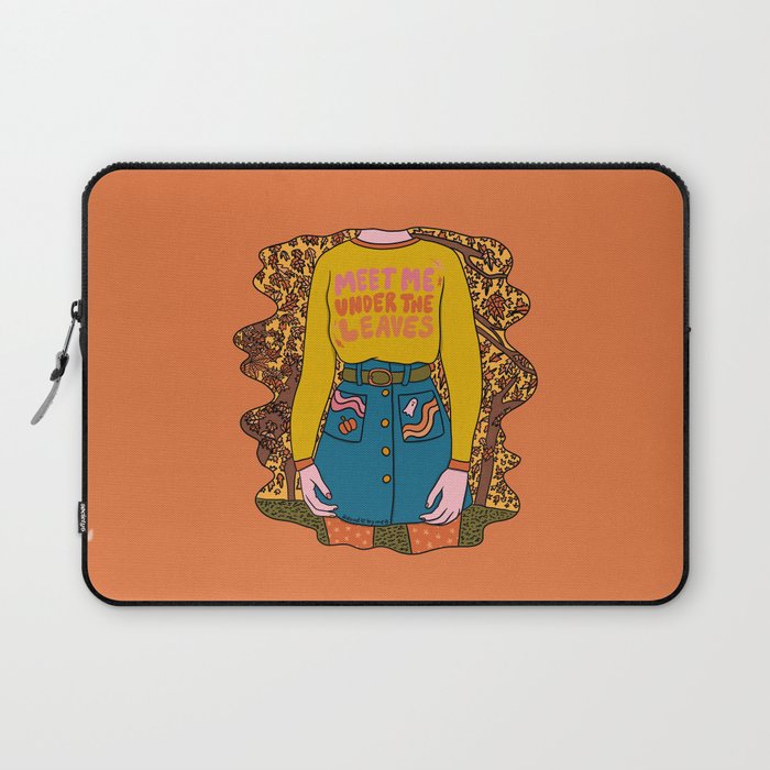 Meet Me Under the Leaves Laptop Sleeve Gallery Image 1