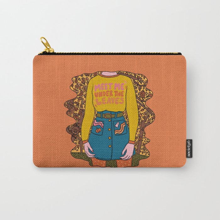 Meet Me Under the Leaves Carry All Pouch Gallery Image 1