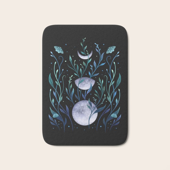 Phase & Grow - Teal Bath Mat Gallery Image 1