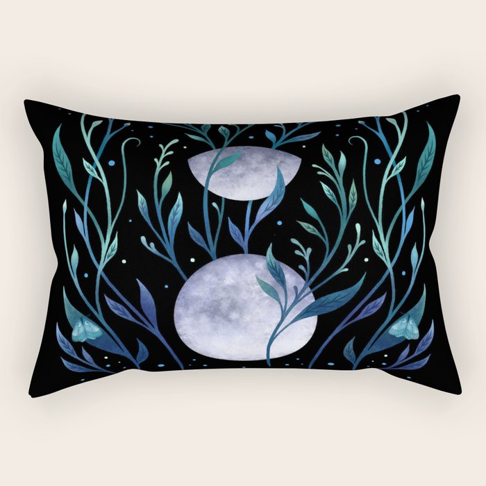 Phase & Grow - Teal Rectangular Pillow Gallery Image 2