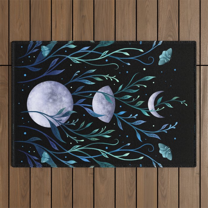 Phase & Grow - Teal Outdoor Rug Gallery Image 1