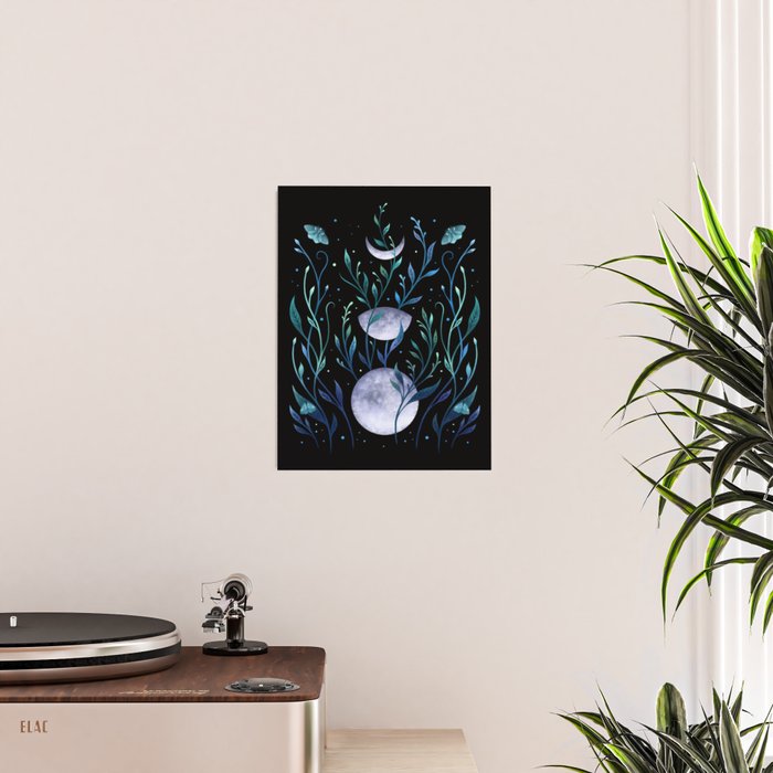 Phase & Grow - Teal Poster Gallery Image 2