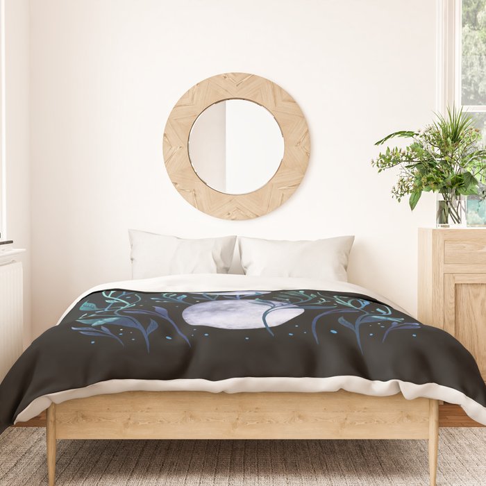 Phase & Grow - Teal Duvet Cover Gallery Image 3