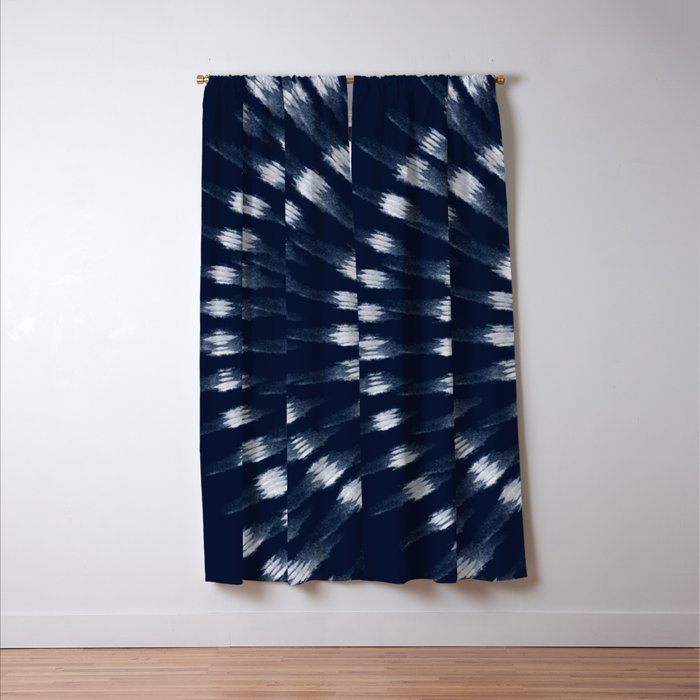 Shibori tie dye I Window Curtain Gallery Image 3