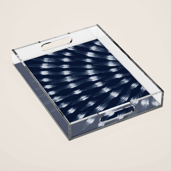 Shibori tie dye I Acrylic Tray Gallery Image 1