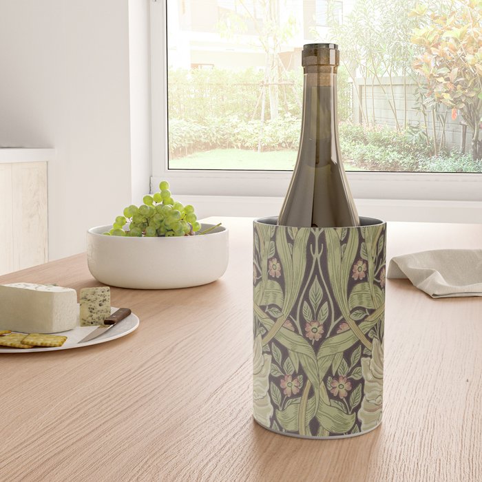 William Morris Vintage Pimpernel Bullrush Russet Wine Chiller Gallery Image 4
