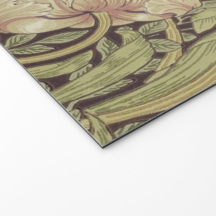 William Morris Vintage Pimpernel Bullrush Russet Welcome Mat Gallery Image 2