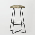 William Morris Vintage Pimpernel Bullrush Russet Stool Gallery Image 1