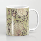 William Morris Vintage Pimpernel Bullrush Russet Coffee Mug Gallery Image 1
