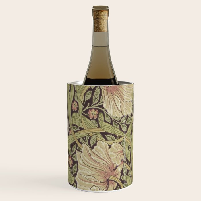 William Morris Vintage Pimpernel Bullrush Russet Wine Chiller Gallery Image 3