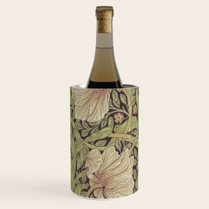 William Morris Vintage Pimpernel Bullrush Russet Wine Chiller Gallery Image 2