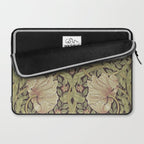 William Morris Vintage Pimpernel Bullrush Russet Laptop Sleeve Gallery Image 2