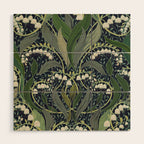 Wonderful poisonous lily of the valley Wood Wall Art Gallery Image 1
