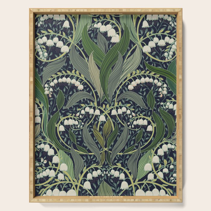 Wonderful poisonous lily of the valley Serving Tray Gallery Image 1