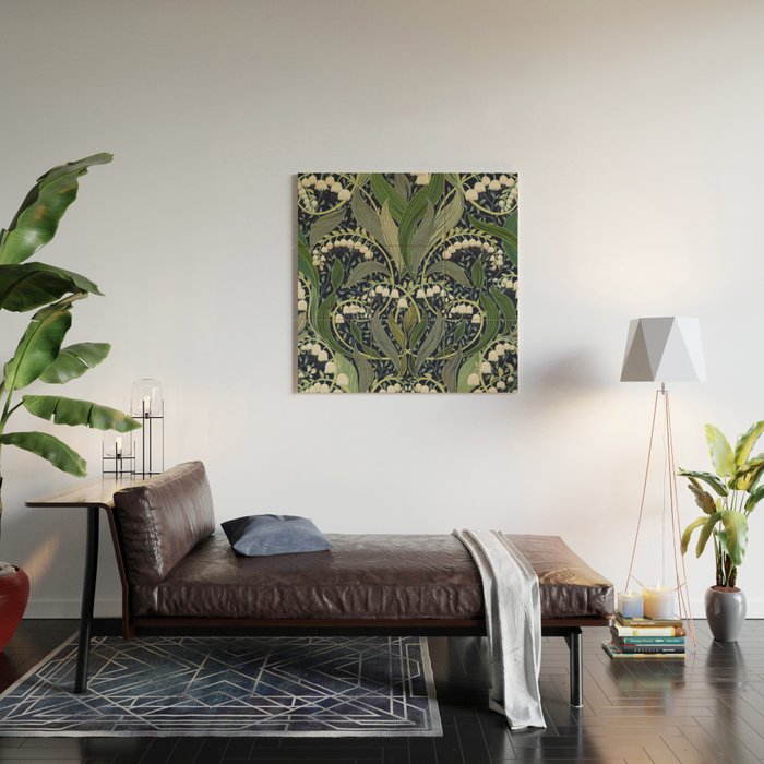 Wonderful poisonous lily of the valley Wood Wall Art Gallery Image 2