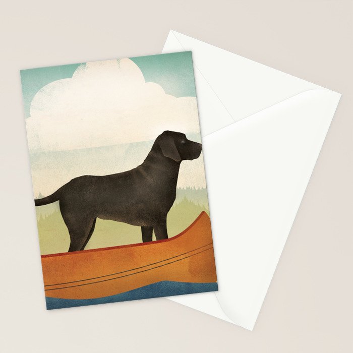 Black Dog Canoe '22 Stationery Card Gallery Image 2