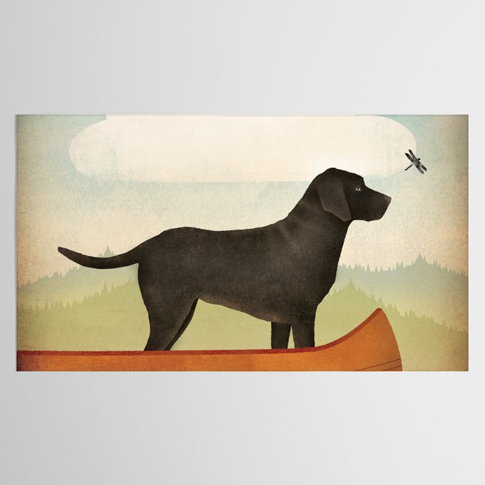 Black Dog Canoe '22 Tablecloth Gallery Image 2