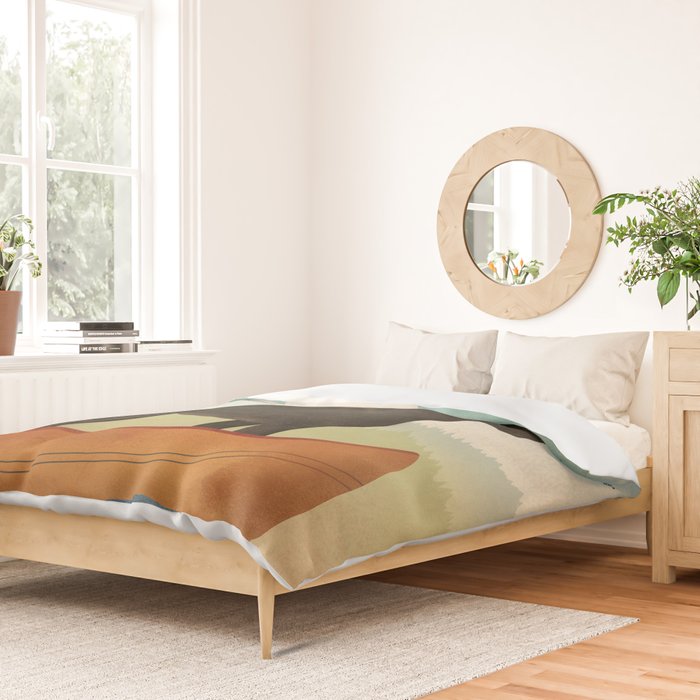 Black Dog Canoe '22 Duvet Cover Gallery Image 2