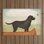Black Dog Canoe '22 Outdoor Rug Gallery Image 1
