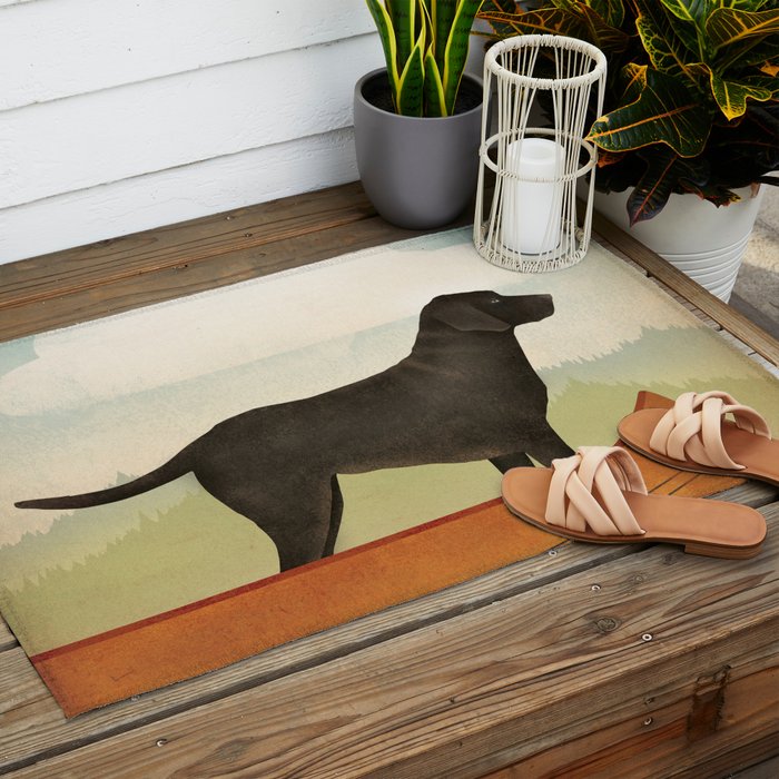 Black Dog Canoe '22 Outdoor Rug Gallery Image 2