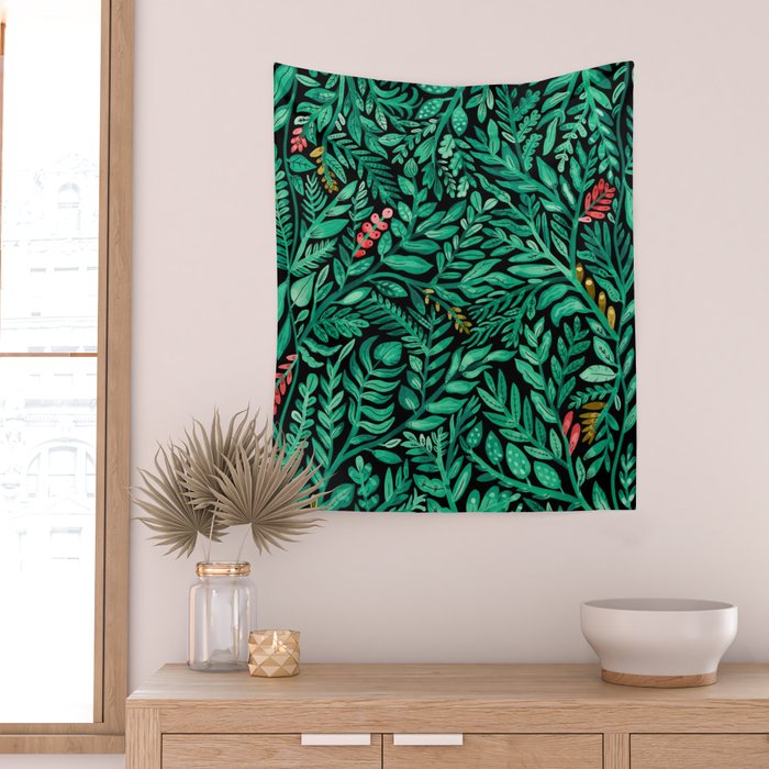 Dark Hedgerow Wall Tapestry Gallery Image 2