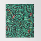 Dark Hedgerow Throw Blanket Gallery Image 2