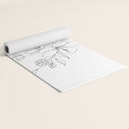 Minimal Line Art Woman Face II Yoga Mat Gallery Image 2