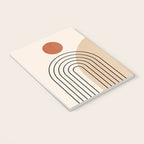 Abstraction_NEW_SUN_DAWN_MOUNTAINS_LINE_POP_ART_008B Notebook Gallery Image 3