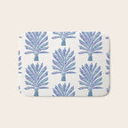 Palm Tree - Navy Palette Bath Mat Gallery Image 1