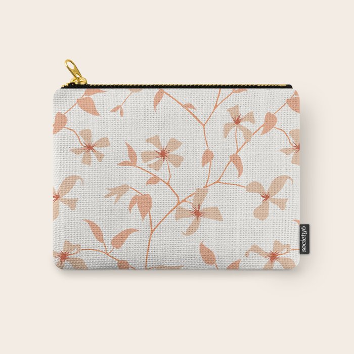 Floral Clematis Vine Carry All Pouch Gallery Image 1