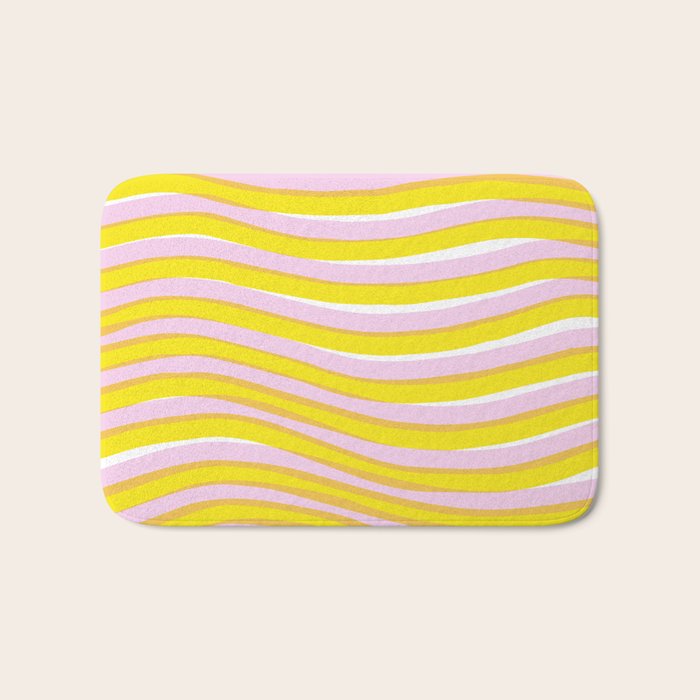 waves at sunrise Bath Mat Gallery Image 1