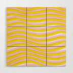 waves at sunrise Wood Wall Art Gallery Image 1