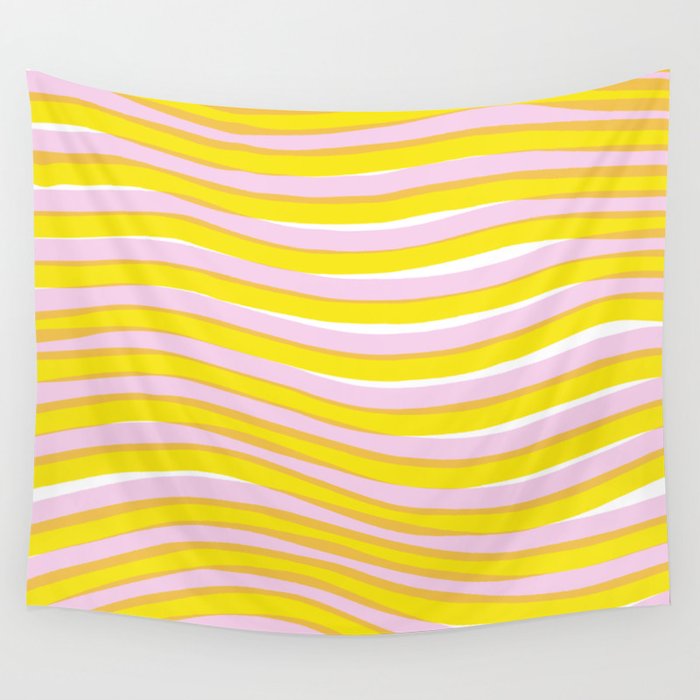 waves at sunrise Wall Tapestry Gallery Image 4