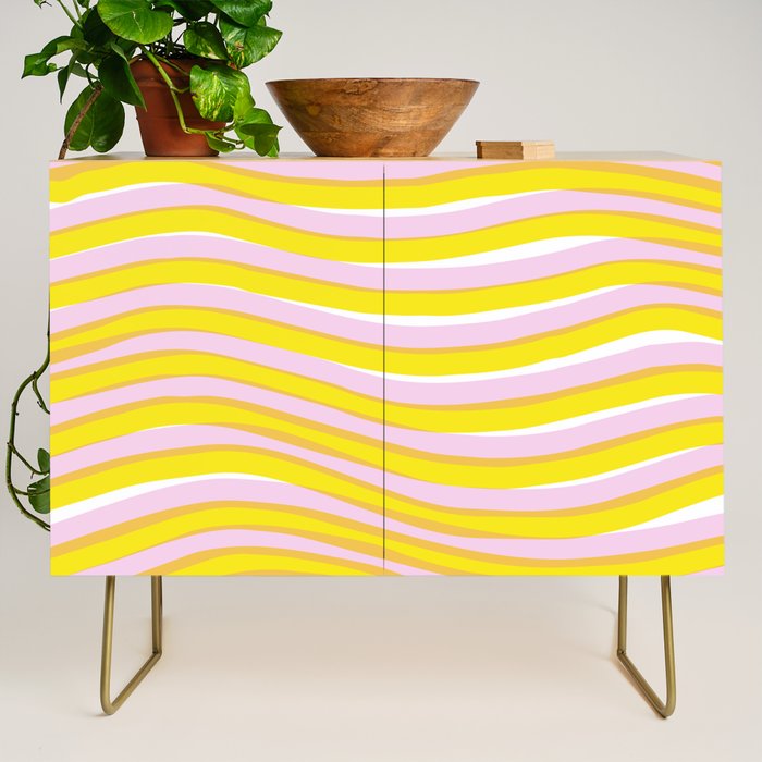waves at sunrise Credenza Gallery Image 1