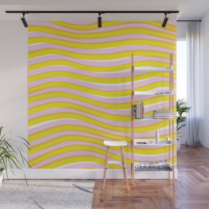 waves at sunrise Wall Mural Gallery Image 1