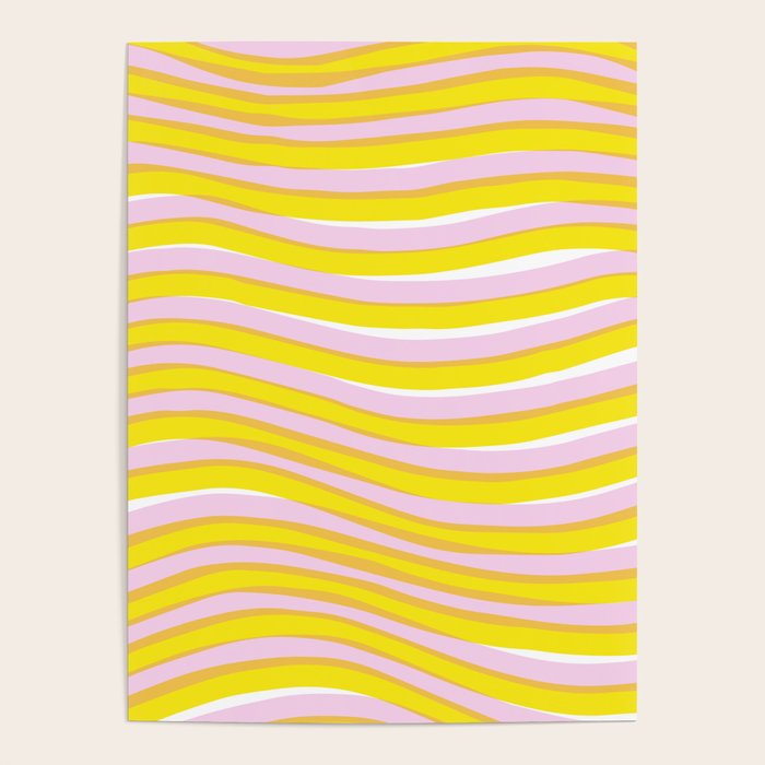 waves at sunrise Poster Gallery Image 1