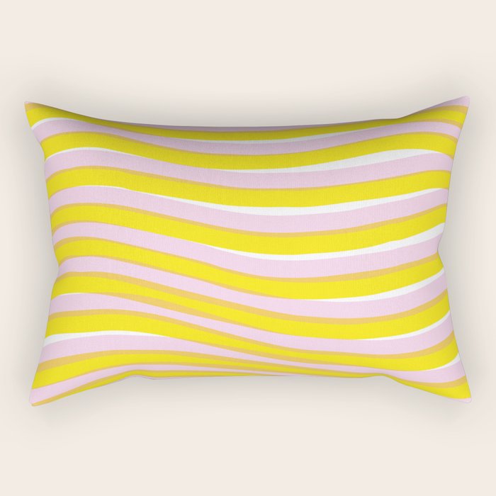 waves at sunrise Rectangular Pillow Gallery Image 2