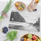 Big Sur Black and White Cutting Board Gallery Image 2