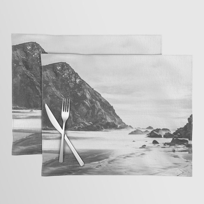 Big Sur Black and White Placemat Gallery Image 1