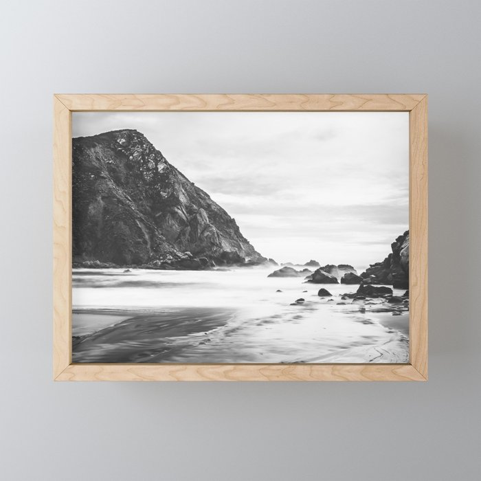 Big Sur Black and White Mini Art Print Gallery Image 1