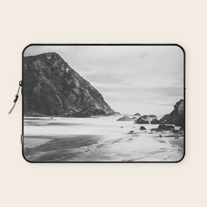 Big Sur Black and White Laptop Sleeve Gallery Image 1
