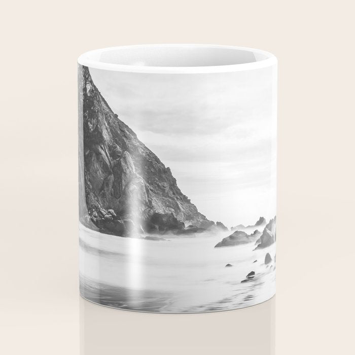 Big Sur Black and White Coffee Mug Gallery Image 4