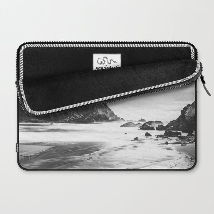Big Sur Black and White Laptop Sleeve Gallery Image 2