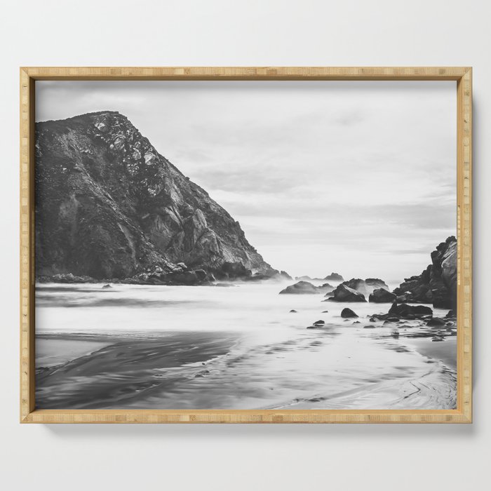 Big Sur Black and White Serving Tray Gallery Image 1
